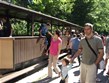 Pobyt v lázních s výlety - Maďarsko - Lillafured - nádraží a vagóny úzkokolejky