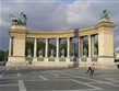 Maďarsko - Budapešť - Památník milénia s významnými madarskými postavami historie