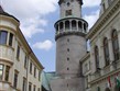 Maďarsko - Šoproň - požární věž, 60 m vysoká, hranatá základna z 10.stol, vršek ze 17.stol