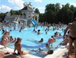 Maďarsko - Eger - termální lázně, venkovní bazén, slabě radioaktivní voda obsahuje vápník, hořčík a kysličník uhličitý