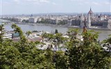 Maďarsko - Maďarsko, Budapešť, pohled na Pešť s parlamentem